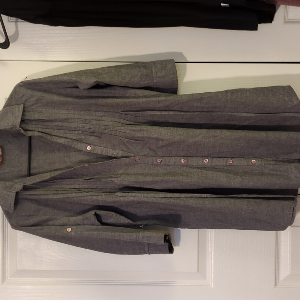 Women's grey tunic/dress, size XL